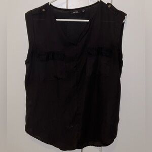 Apt. 9 Black Sleeveless V-Neck Utility Camisole